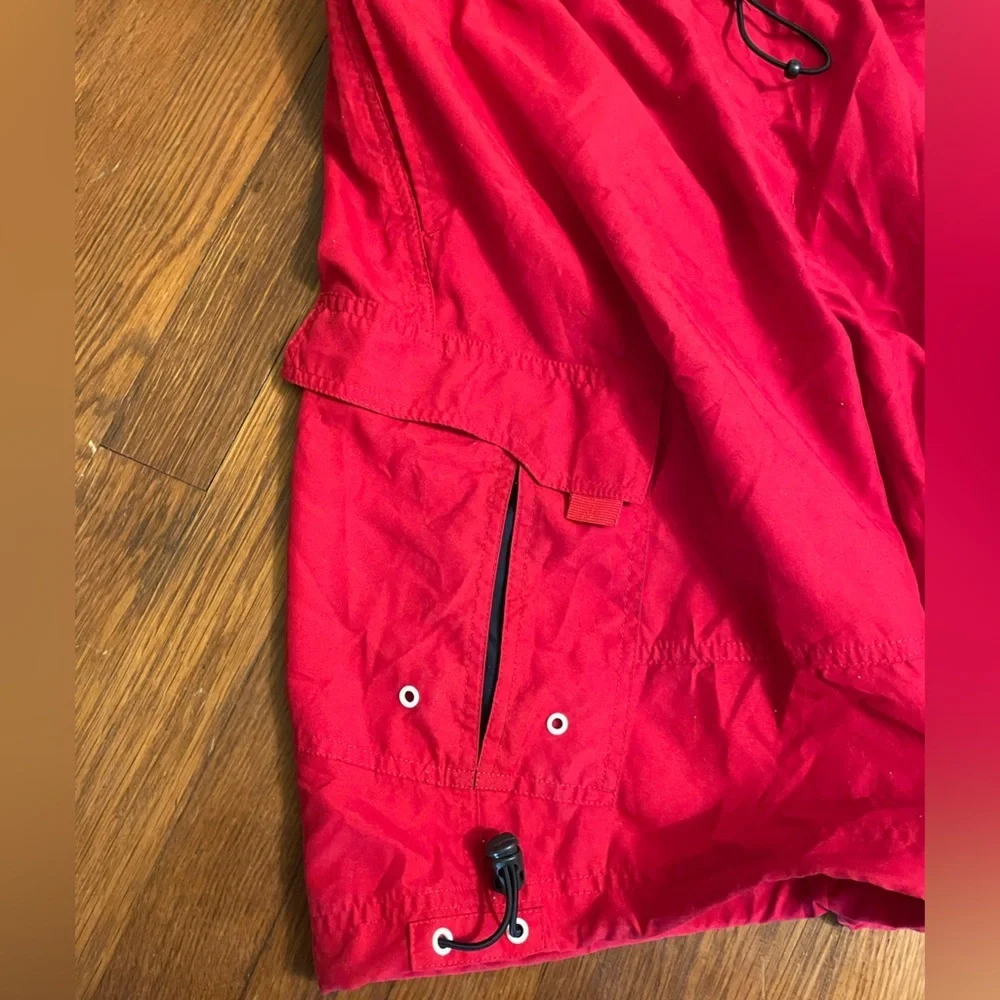 CLOSET CLEANOUT J.Khaki Swim Shorts-Red-Size L